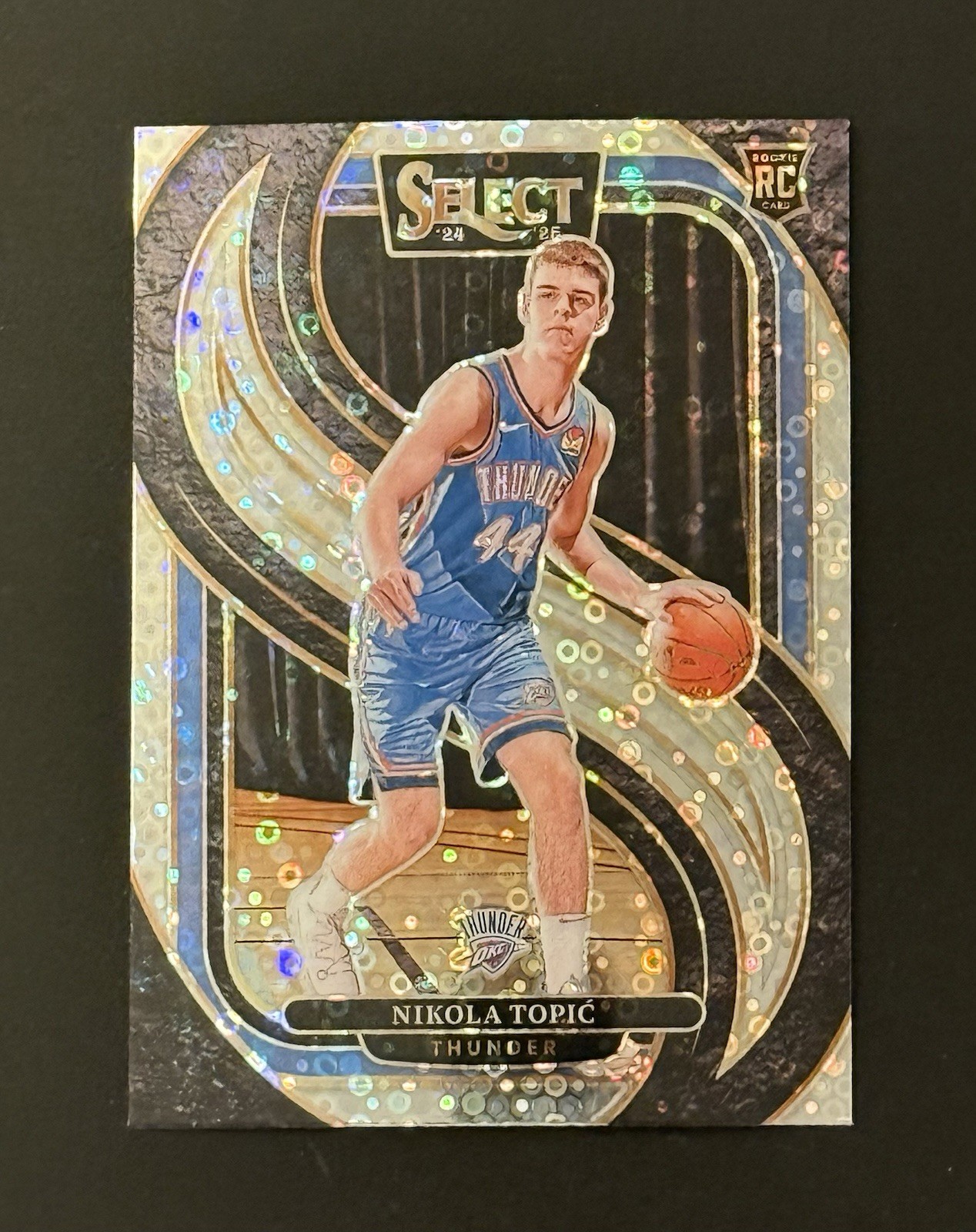 2024-25 Panini Select - Premier Level Nikola Topic #171 Disco Prizm (RC)