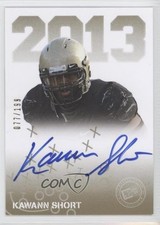 2013 Press Pass Press Pass Signings Gold 77/199 Kawann Short #PPS-KS Auto 0f8