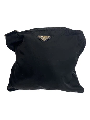 Sac bandoulière PRADA nylon noir occasion
