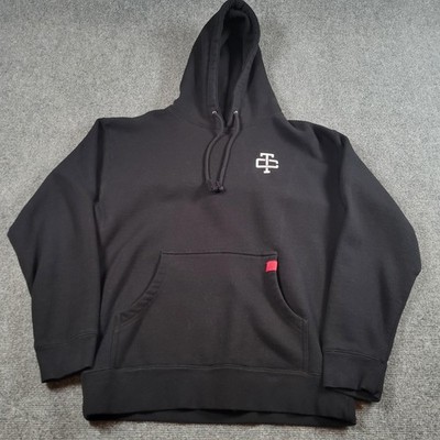 Troll Co Hoodie Sweatshirt Mens Medium Black Working Harder Than Ugly Stripper