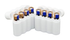 - Slimline AAA Battery Case, Compact Durable TPU Organizer for Safe Storage &...