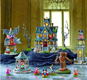 Disney Halloween Village 12 Piece Set | eBay