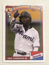 2021 Topps Archives 1991 Bazooka Shining Star #91BZ-14 Jazz Chisholm Jr RC