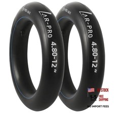 Replacement 4.80-12" Heavy-Duty Inner Tubes for ATVs, Lawn and 4.80-12 TR-13