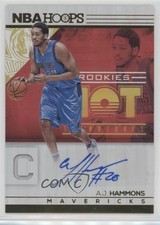 2016-17 Panini NBA Hoops Hot Signatures Rookies AJ Hammons #32 Auto y9z