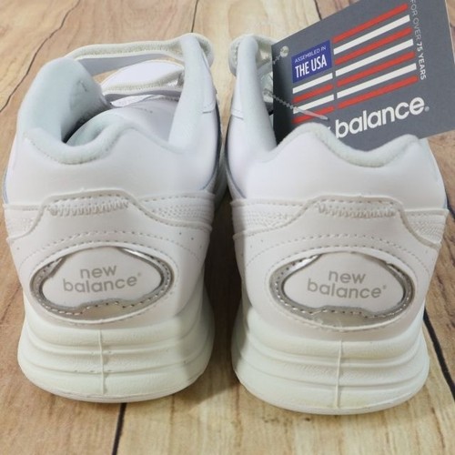 New Balance Shoes Womens 9 (2A Narrow) White 577 VW Walking Sneakers Hook Loop - Picture 12 of 13