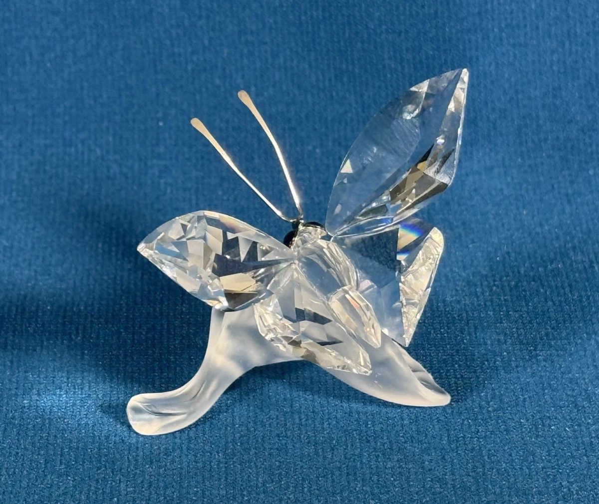 【美品☆】Swarovski クリスタル 蝶と葉の置物 Swarovski Butterfly On Leaf for sale | eBay