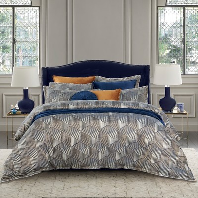 Davinci Beckitt Quilt Cover Set Navy