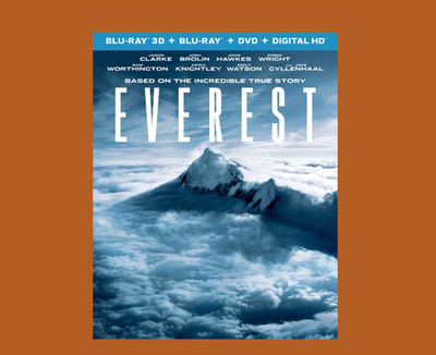 Everest Blu-ray 3D + Blu-ray + DVD Based on True Story VG Free Shipping