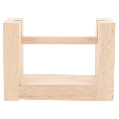 Wooden Yarn Rack Rotatable Thread Holder for Craft and Sewing Use