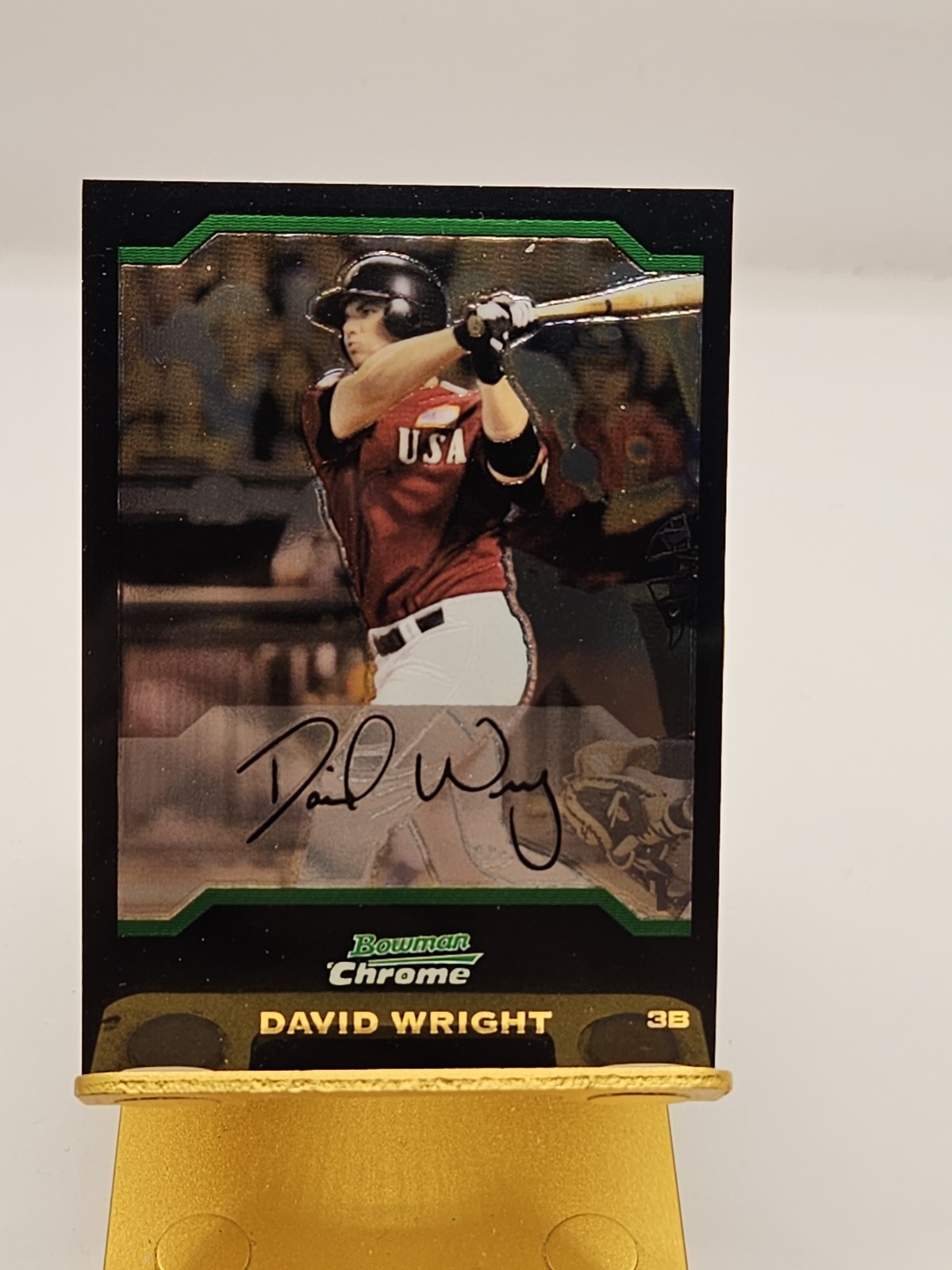 2004 Bowman Draft Picks & Prospects #BDP161 David Wright Chrome New York Mets 