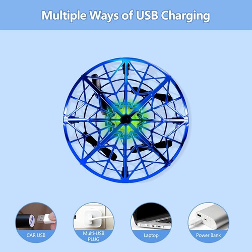 UFO Mini Drohne Für Kinder Spielzeug Handsensor Quadcopter Infrarot Induktion Fl - Bild 4 von 8