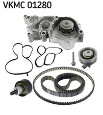 Wasserpumpe + Zahnriemensatz SKF VKMC 01280 für VW GOLF 7 5G1 BQ1 BE1 BE2 BA5 B8