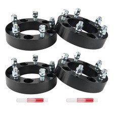 4pc 1.5 Inch Thick 5x5.5 Dodge Black Wheel Spacers 916 Stud For Dodge Ram 1500