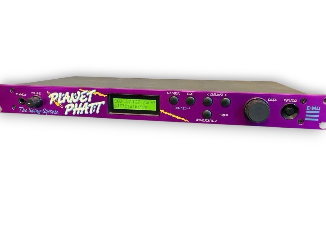 Emu PLANET PHATT Sound Module MIDI / Rack Purple Great For Dj