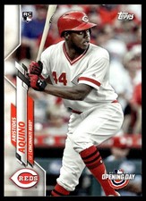 2020 Topps Opening Day Aristides Aquino Auto Cincinnati Reds #147