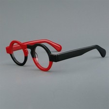 Luxury Brand Handmade Acetate Eyeglasses Frame Men Round Retro Glasses Women