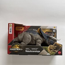 Jurassic World Rebirth Masutoceratops Wild Roar Action Figure 2025 Ew
