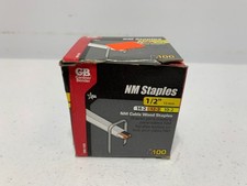 Gardner Bender MS-150 Cable Staples 1/2" Metal (lot of 100)