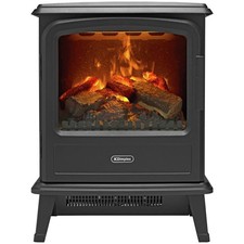 Dimplex Evandale 2kW Freestanding Optimyst Electric Stove Fire Black EVN20