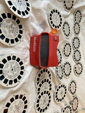 Vintage View Master W/ 50 Reels Lot Star Trek And More includes 3 damaged reels