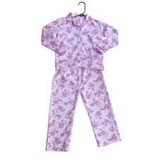 Juicy Couture Pink Rose Pajama Set Sleepwear Girls 4/5