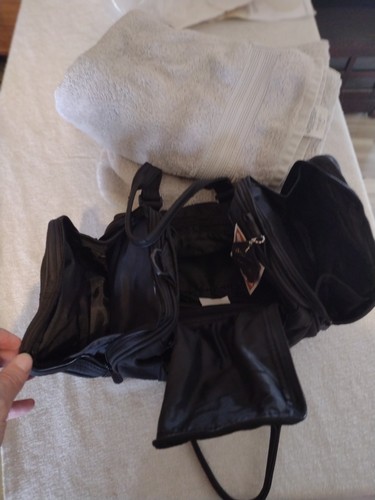 APC not A.P.C. Leather 4 piece luggage set black new American Hide & Leather USA - Picture 9 of 24