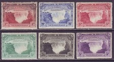 Rhodesia 1905 SC 76-81 MH Set Victoria Falls