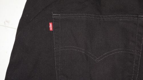 Levi's 505 Jeans Men's 48x34 Black Denim Regular Fit Straight Leg Big Tall New - Picture 3 of 9