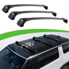 3Pcs Fits for Rivian R1S 2022-2025 Aluminum Roof Rail Rack Cross Bar Crossbar