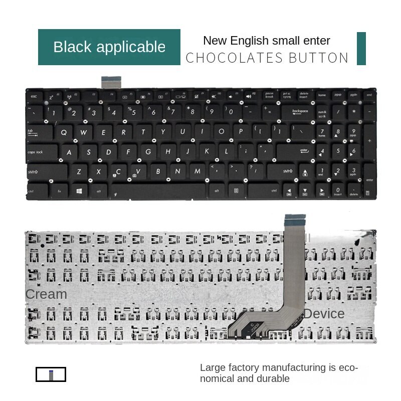 Laptop Keyboard for ASUS FL8000 FL8000U A580U X542 F580U