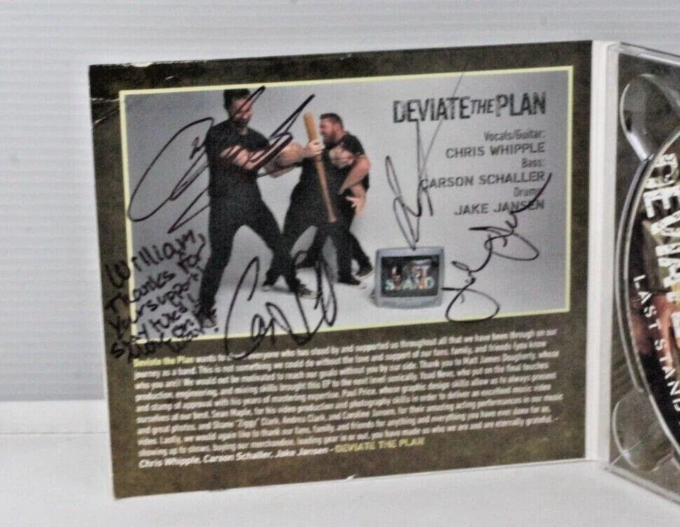 Levitate the Plan - Last Stand EP (Signed CD) - Used - Image 3 of 4