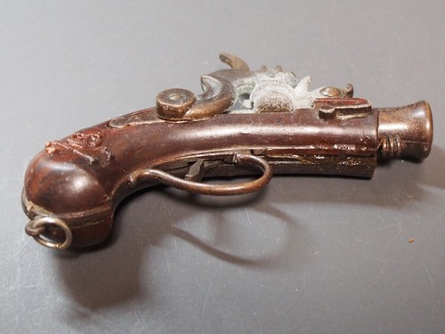 Showa Retro Toys Candy Shop Cta Miniguns Flintlock Pirate Gun Toy Gunpowder Guns - Picture 5 of 10
