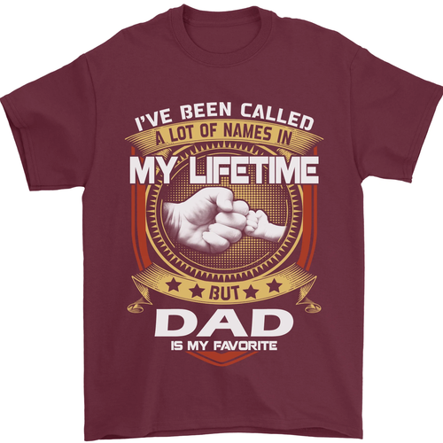 Dad Is My Lieblings Lustig Vatertag Herren 100% Baumwolle - Picture 102 of 102