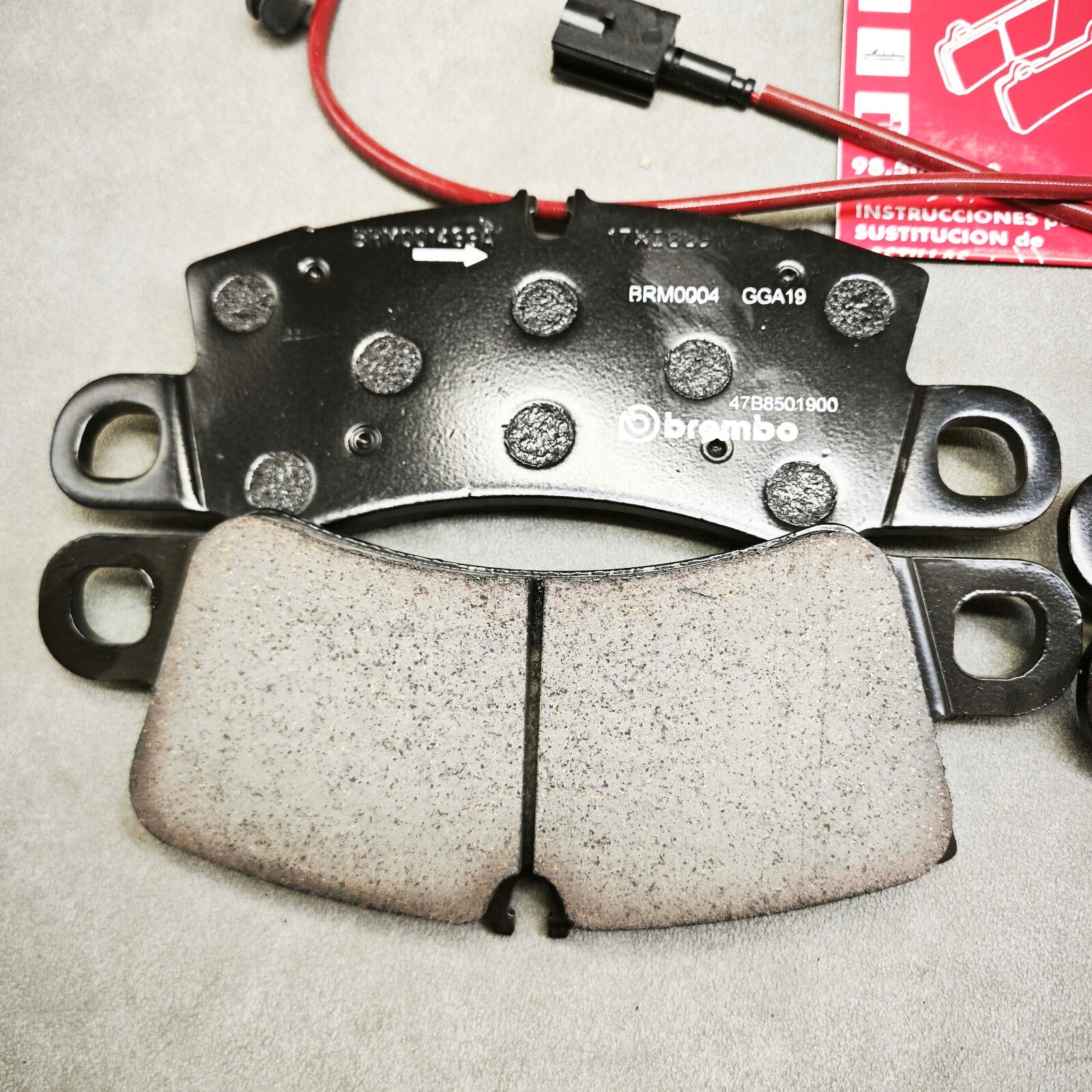 Rear Brake Pad Set With Sensors For Ferrari 488, F8, F12 & 812 70003759