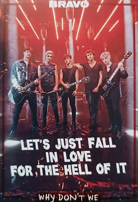 WHY DON´T WE - Star Trading Card 10x7cm - Rare Clippings Sammlung BRAVO Magazine