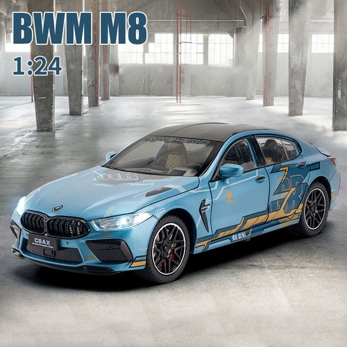 Modellino auto sportiva BMW M8 1/24 pressofuso metallo giocattolo collezione regalo - Foto 8 di 18
