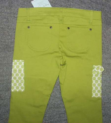 Persnickety Girls Green Colbie Capri Pants - Size 7 - NWT - Picture 4 of 5