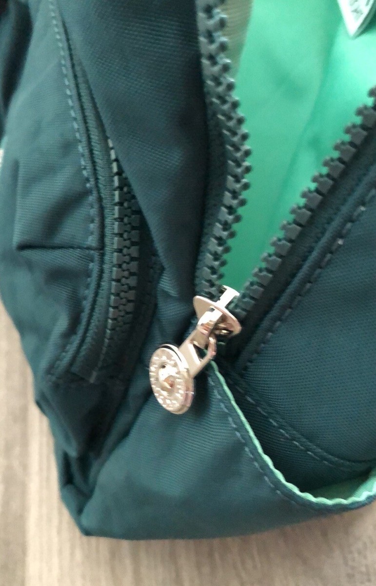 Kipling Zinna Graceful Green Nylon Mini Backpack + Monkey Pom Pom Keychain NWT Kipling Zinna Graceful Green Nylon Mini Backpack + Monkey  main image 3