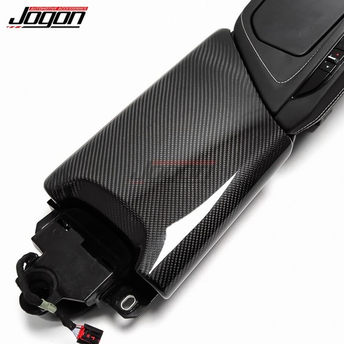Carbon Console Armrest Storage Box Cover For Corvette C8 Stingray Z06 2020-2025 - Picture 6 of 9