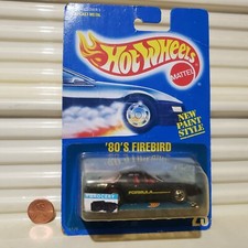 Mattel Hot Wheels 1989 #5128 '80's FIREBIRD CAR Nu in VeryGood BubblPak MALAYSIA