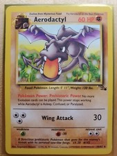 Aerodactyl 16/62 Fossil Regular. Very Good Condition