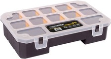 12 Compartment Slim Organiser Storage Box for Workshops, Home, Garages, DIY 