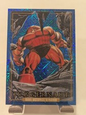 2024 UD Marvel Masterpieces '92 Platinum Blue Traxx #45 Juggernaut