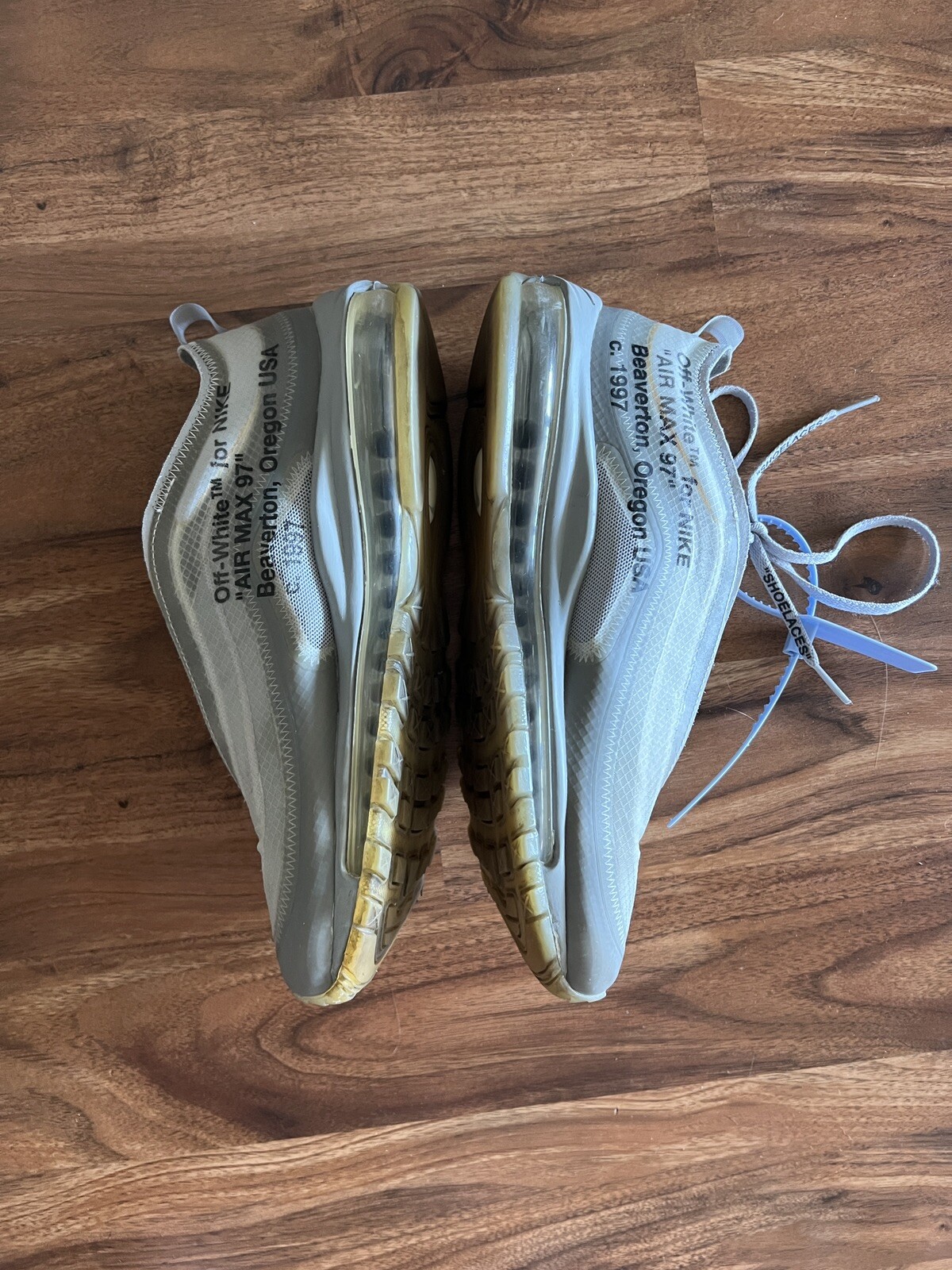 OFF WHITE X NIKE Taglia 8 Nike Air Max 97 OG x Serena Williams x BIANCO SPORCO Queen 2018