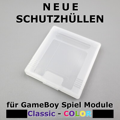 Schutzhüllen für GameBoy Spiele Classic Color DMG GBC Hülle Case Boxen Cartridge