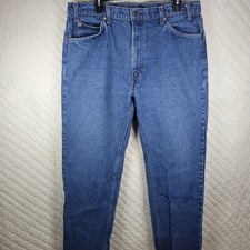 Vtg Levi's 505 Jeans Mens 38x31 Denim Orange Tab 80's Talon 20505 0217 USA Made