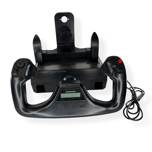 Saitek Pro Flight Yoke System Professional Simulation Yoke Only for PC & Mac