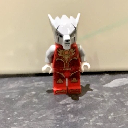 Lego Legends of Chima loc089 Worriz Minifigure - Fire Chi & Armour 70145 70147, photo 1 of 5