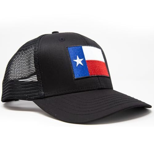 Texas Mütze - Texas Flagge Snapback Trucker Baseball Cap (all black) - Bild 3 von 6